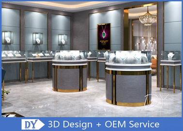 3D Design Store Κοσμηματοπωλεία Εμφάνιση Κουτί σε Custom Size Λογότυπο / Κοσμηματοπωλείο έπιπλα