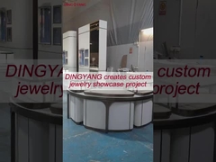 Ξύλινη λευκή ειδική γυάλινη οθόνη με σχήμα στρογγυλό με φωτισμό LED